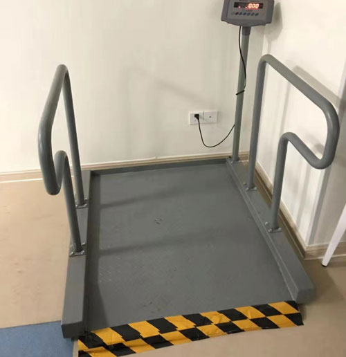 輪椅秤計數功能操作說明(圖1) 圖為輪椅秤實拍